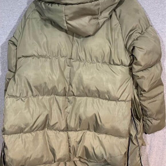 ❄️WOMAN’S warm winter coat. Green. Adjustable sides. Heavy zipper. Size L. - Picture 9 of 9